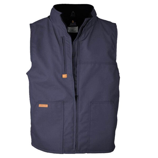 LAPCO FR Fleece Lined Vest with Windshield Technology in Navy
